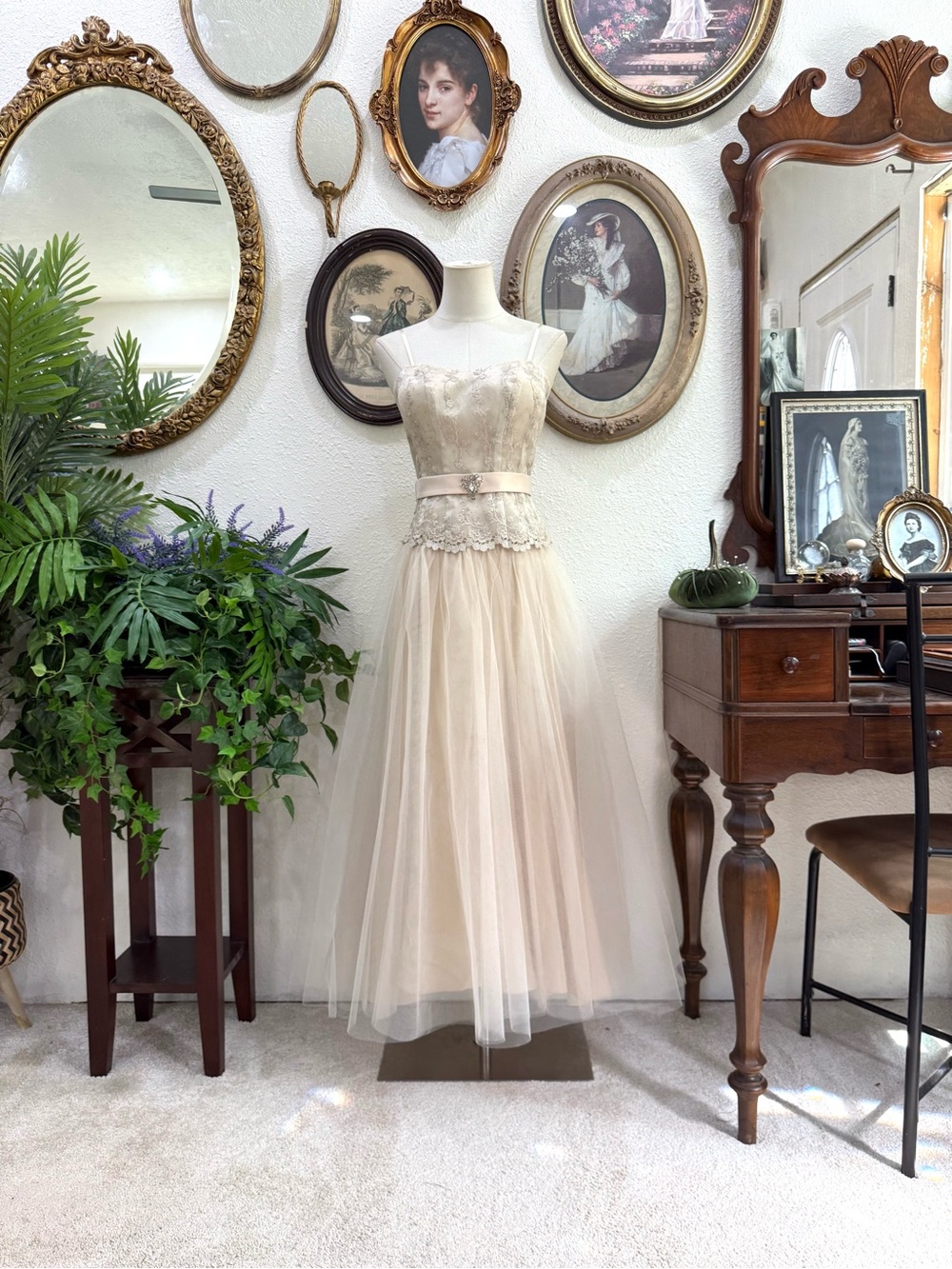 Vintage Blondie Nites by Linda Bernell Fairy Tulle Gown Size 3
